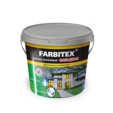 Краска акриловая фасадная 6кг Farbitex